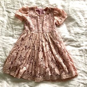 Puff sleeve party dress- size 4